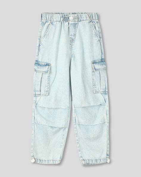 Wotnot by AZORTE Cargo Jogger Jeans