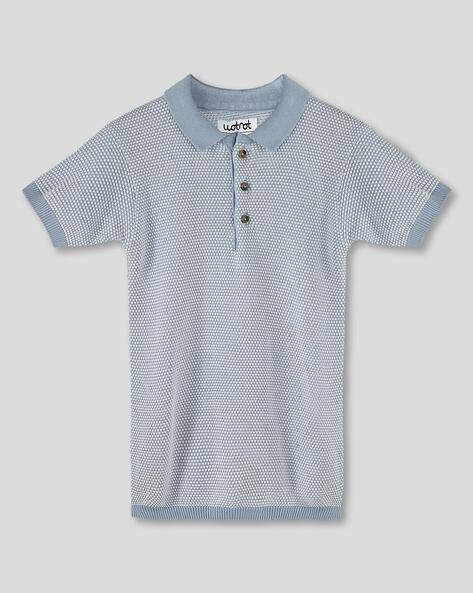 Wotnot by AZORTE Cotton Blended Polo T-Shirt