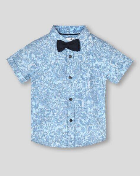 Wotnot by AZORTE Paisley Print Relaxed Fit Shirt