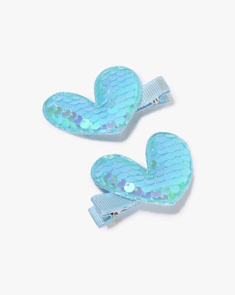 Wotnot by AZORTE Set of 2 Embellished Hairclips