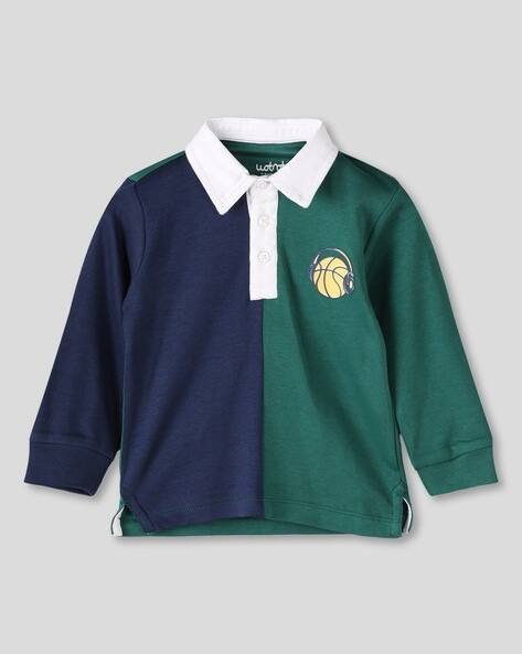 Wotnot by AZORTE Colourblock Polo T-Shirt