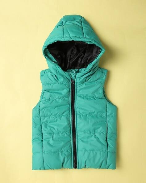 Wotnot by AZORTE Zip-Front Hooded Gilet