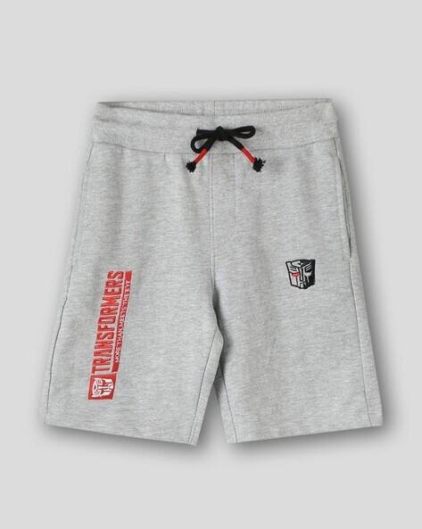 Wotnot by AZORTE Cartoon Transformers Embroidered Shorts