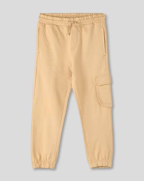 Wotnot by AZORTE Knits Cotton Joggers with Cargo Pocket