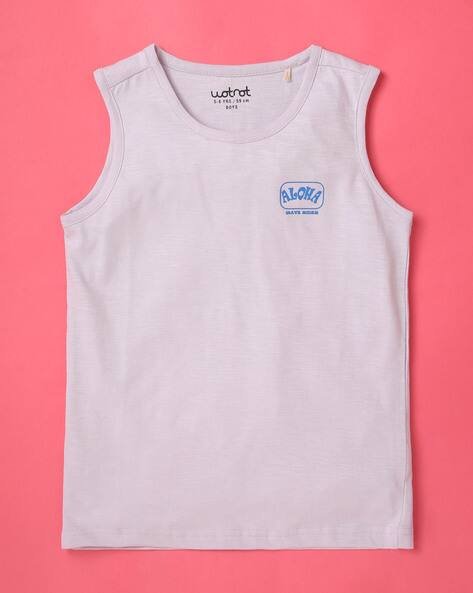 Wotnot by AZORTE Round-Neck Relaxed Fit T-Shirt