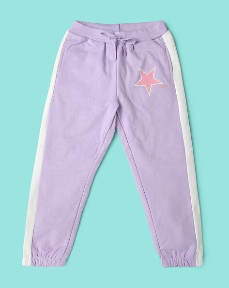Wotnot by AZORTE Girls Colourblock Cut & Sew Joggers