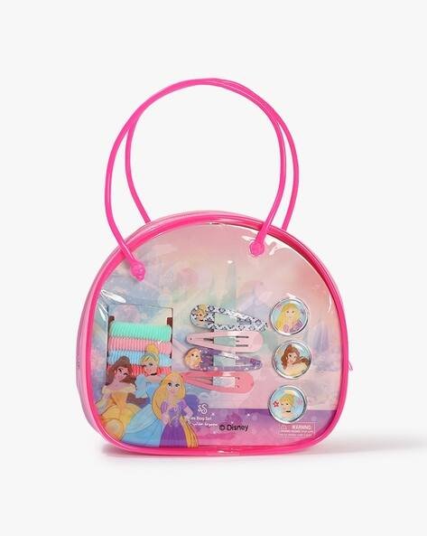 Wotnot by AZORTE Disney Princess Hair Ties & Snap Clip with Ring Set
