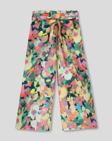 Wotnot by AZORTE Printed Relaxed Fit Trousers
