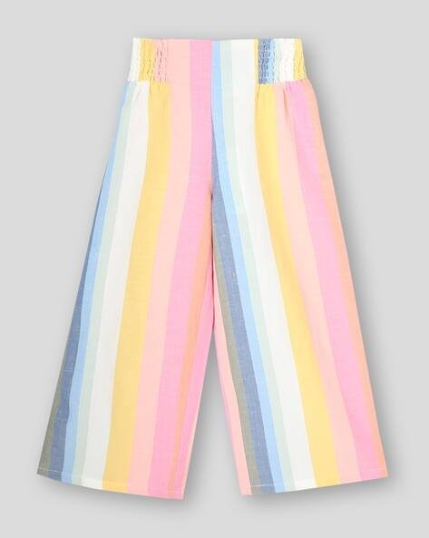 Wotnot by AZORTE Striped Wide-Leg Pants
