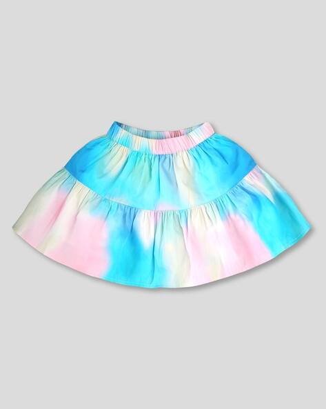 Wotnot by AZORTE Tie & Dye Tiered Skirt