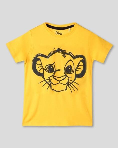 Wotnot by AZORTE Graphic Print Cotton Round-Neck T-Shirt