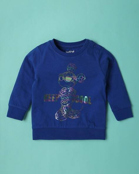 Wotnot by AZORTE Block Print Mickey Mouse T-Shirt