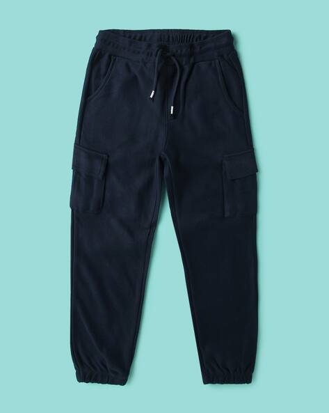 Wotnot by AZORTE Boys Relaxed Fit Cotton Joggers