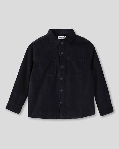 Wotnot by AZORTE Corduroy Relaxed Fit Shirt