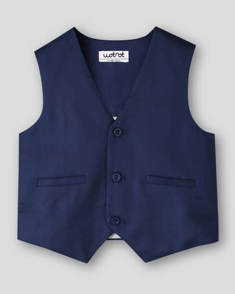 Wotnot by AZORTE Party Wear Waist Coat