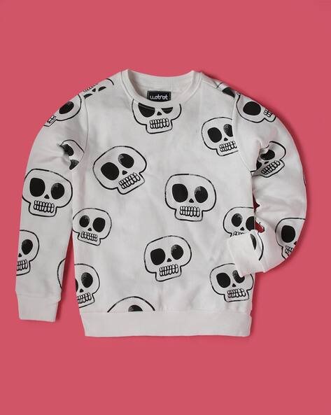 Wotnot by AZORTE Graphic Print Cotton Sweatshirt