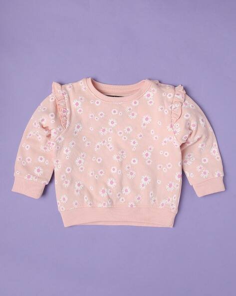 Wotnot by AZORTE Floral Print Round-Neck Sweatshirt