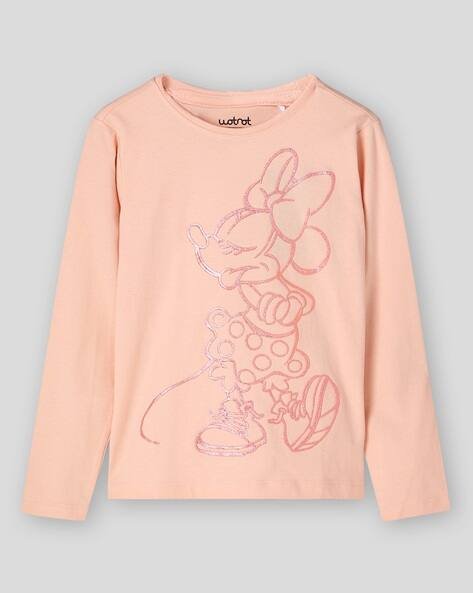 Wotnot by AZORTE Printed Full Sleeves Round-Neck T-Shirt