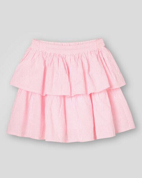 Wotnot by AZORTE Yarn-Dye Striped Skirt