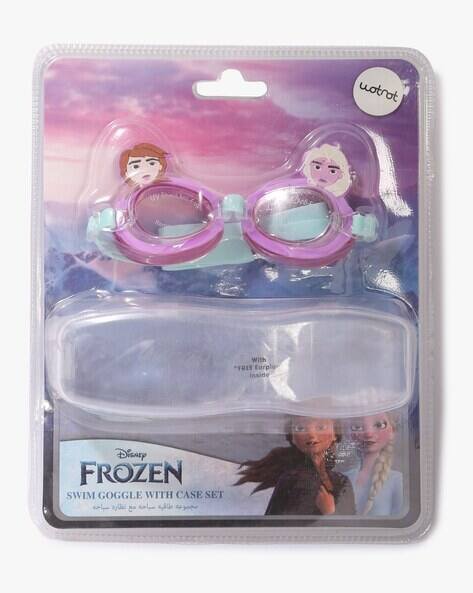 Wotnot by AZORTE Disney Frozen Swim Goggles & Ear Plugs Case