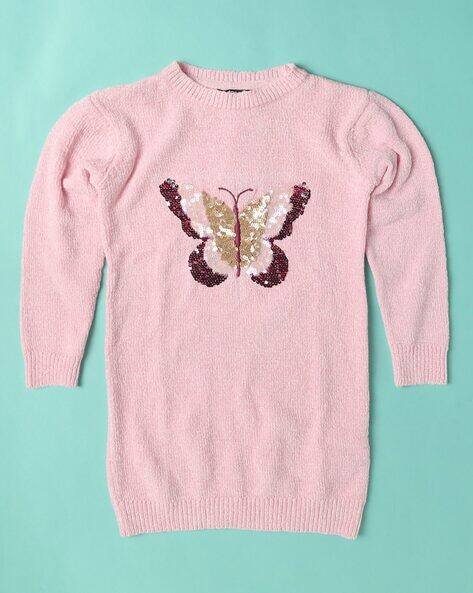 Wotnot by AZORTE Embellished Crew-Neck Sweater