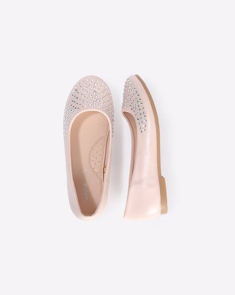 Wotnot by AZORTE Embellished Slip-On Ballerinas