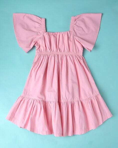 Wotnot by AZORTE Fit & Flared Tiered Dress