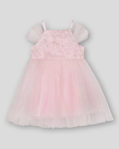 Wotnot by AZORTE Girls Embellished Fit & Flare Dress