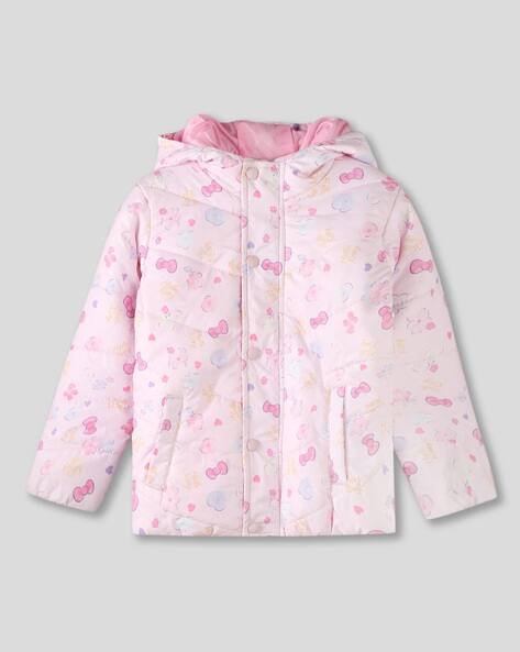 Wotnot by AZORTE Girls Hello Kitty Print Hooded Jacket