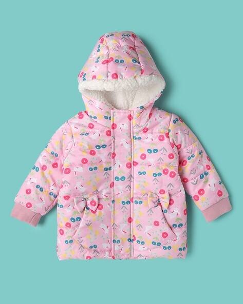 Wotnot by AZORTE Girls Printed Puffer Jacket