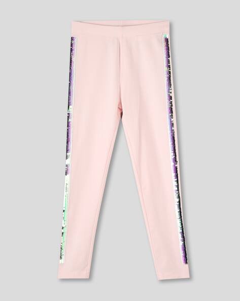 Wotnot by AZORTE Girls Sequin Placed Leggings