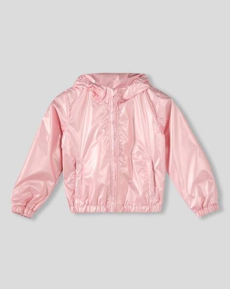 Wotnot by AZORTE Girls Zip-Front Hoodie with Insert Pockets