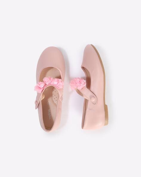 Wotnot by AZORTE Slip-On Ballerinas with Flower Applique