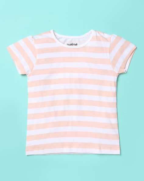 Wotnot by AZORTE Striped Round-Neck T-shirt