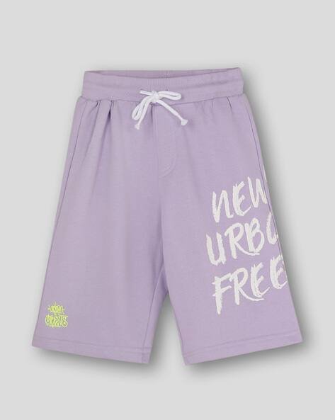 Wotnot by AZORTE Boys Typographic Print Regular Fit Flat-Front Shorts