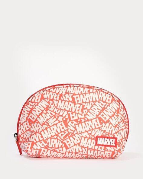 Wotnot by AZORTE Boys Marvel Print Cosmetic Pouch