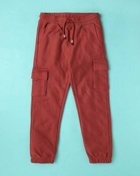 Wotnot by AZORTE Cotton Joggers with Flap Pockets