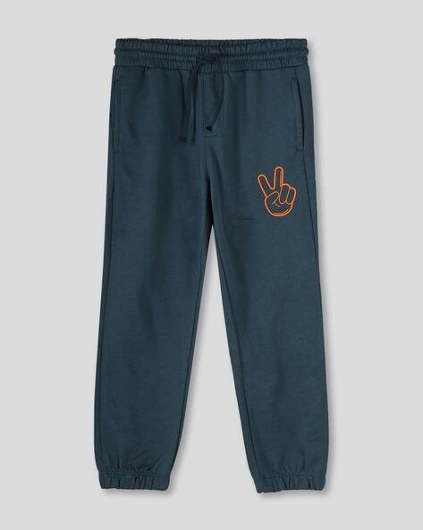 Wotnot by AZORTE Knits Graphic Print Cotton Joggers