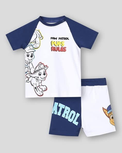 Wotnot by AZORTE Cartoon Top & Bottom Set