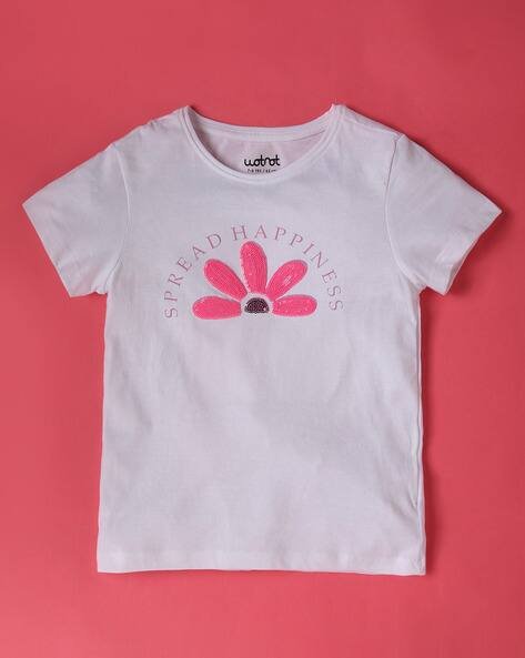 Wotnot by AZORTE Embellished Crew-Neck T-Shirt