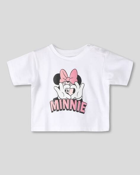 Wotnot by AZORTE Minnie Mouse Print Boxy Fit T-Shirt