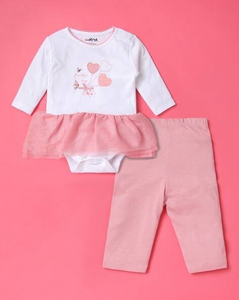 Wotnot by AZORTE Printed Bodysuit with Pants