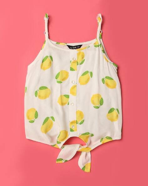 Wotnot by AZORTE Printed Strappy Top