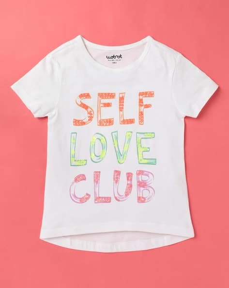 Wotnot by AZORTE Typographic Print Crew-Neck T-Shirt