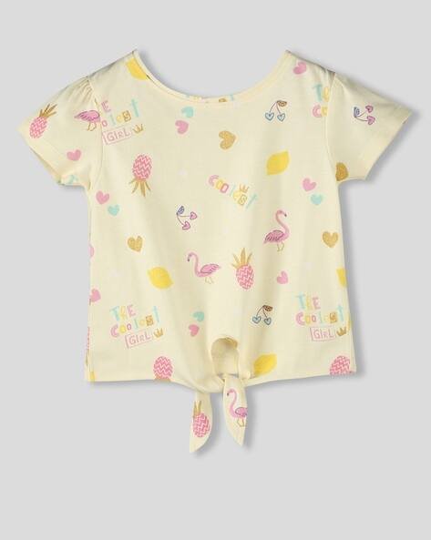 Wotnot by AZORTE Infants Graphic Print Round-Neck T-Shirt