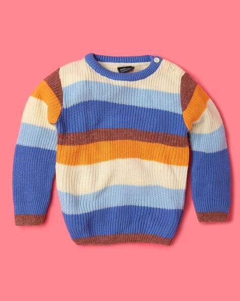 Wotnot Striped Round-Neck Sweater