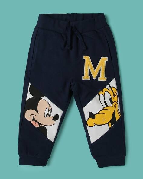 Wotnot Cartoon Print Cotton Joggers