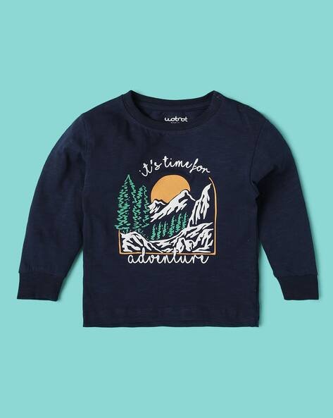 Wotnot Graphic Print Round-Neck T-Shirt
