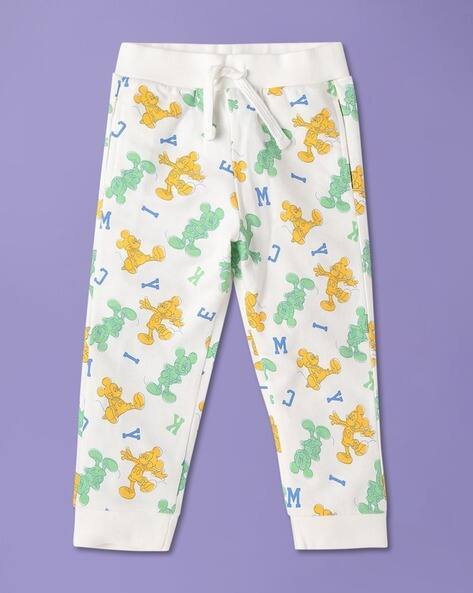 Wotnot Mickey Mouse Print Joggers with Drawstring Waist