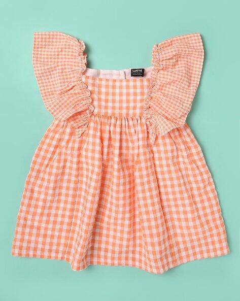 Wotnot Checked A-Line Dress